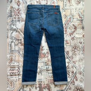 7 for all Mankind the Skinny Crop & Roll Jeans